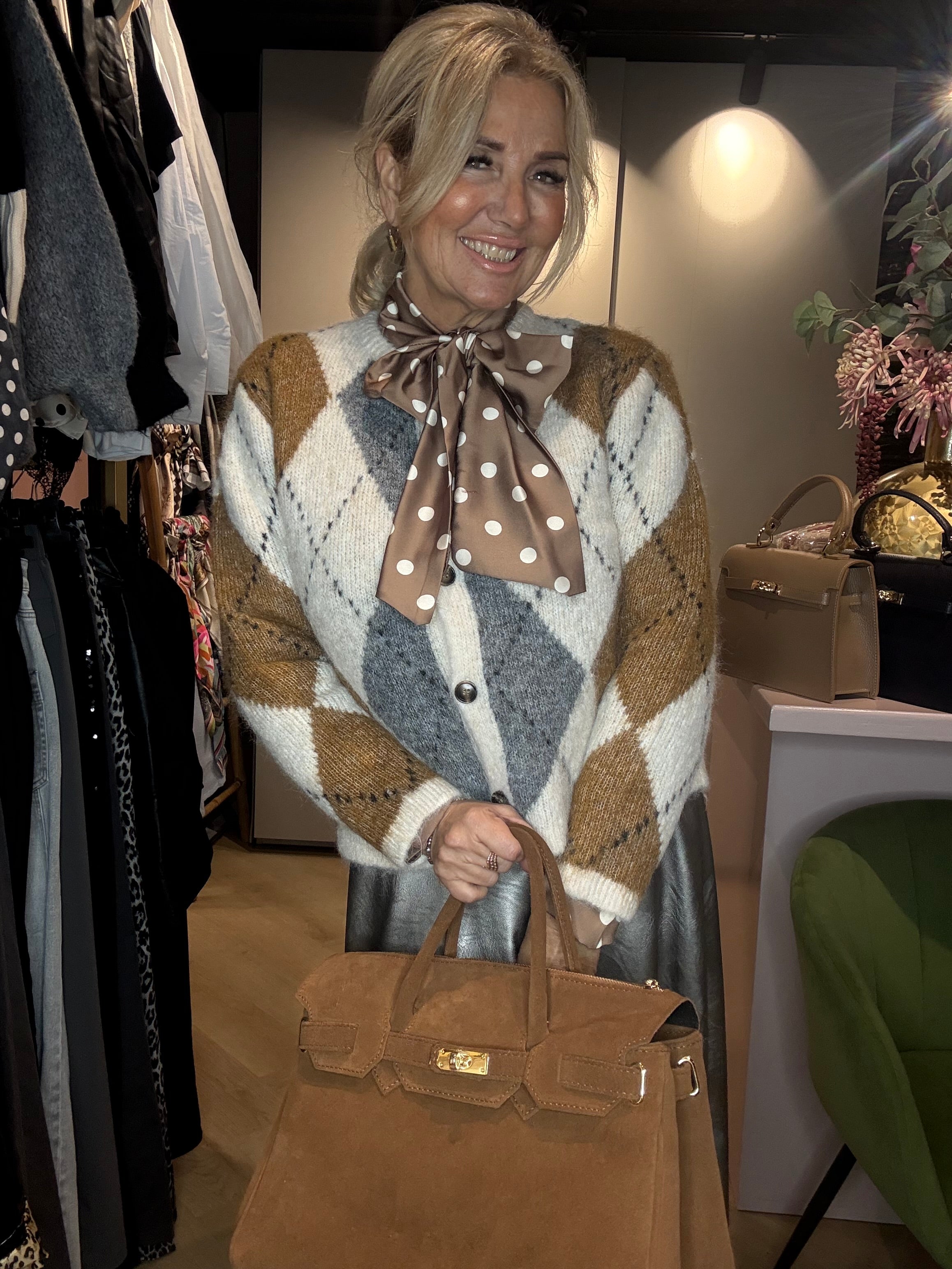 Vest Wiebertje Camel